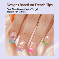 Misssix lifestyle hands wearing tips showcasing natural short square look and durability