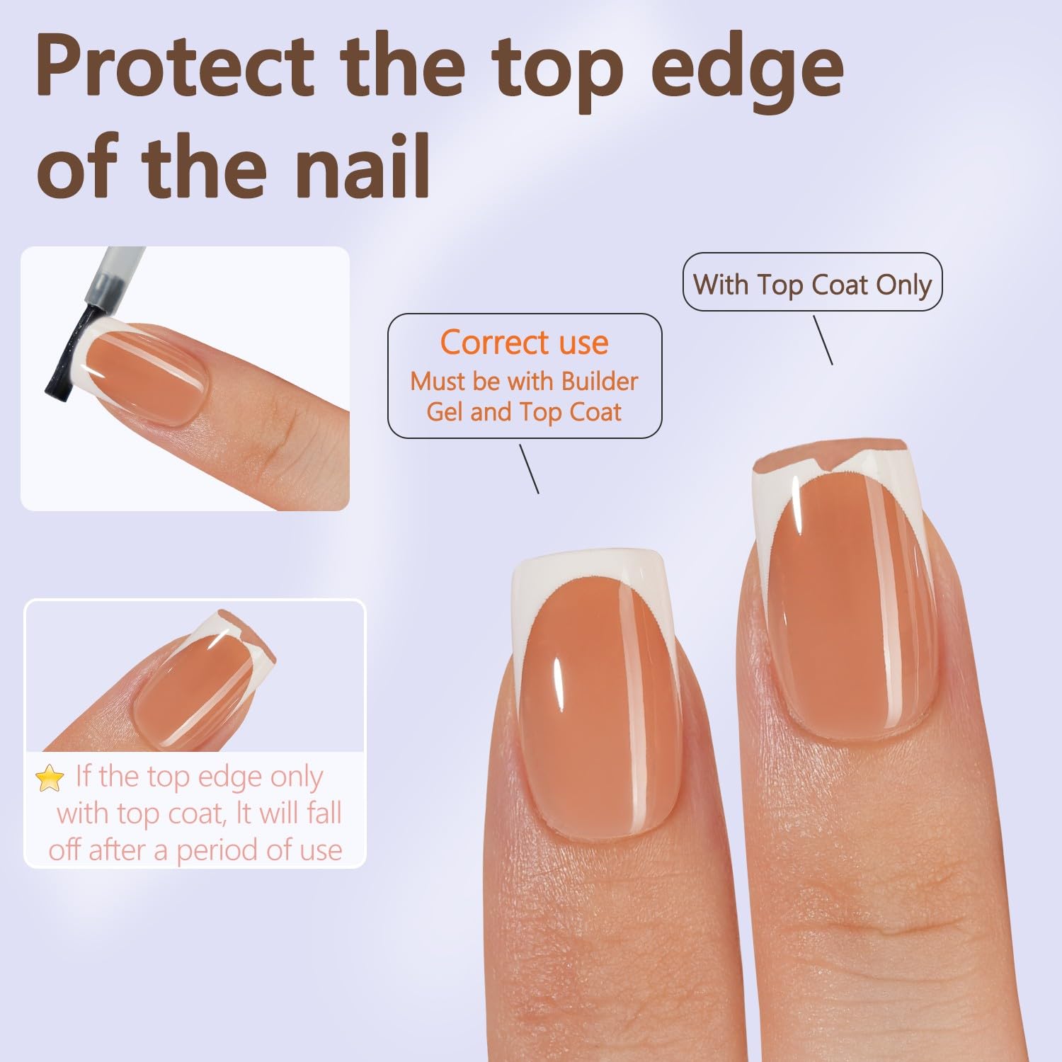 Misssix lifestyle shot wearing nails showing polished look and durability