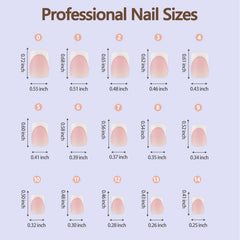 Misssix worn short square pink nails demonstrating polished everyday look