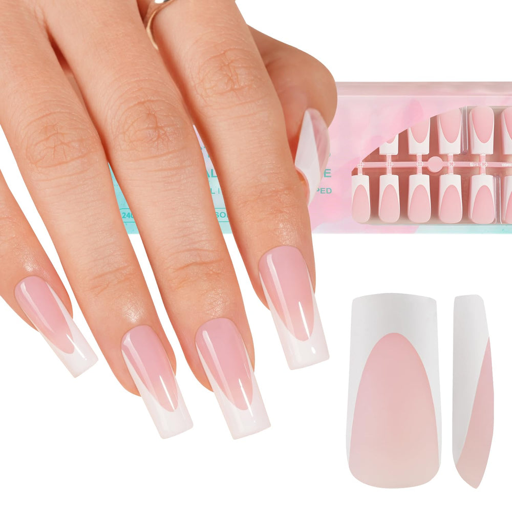 Misssix pack front showing 150-piece French gel tips for quick salon look