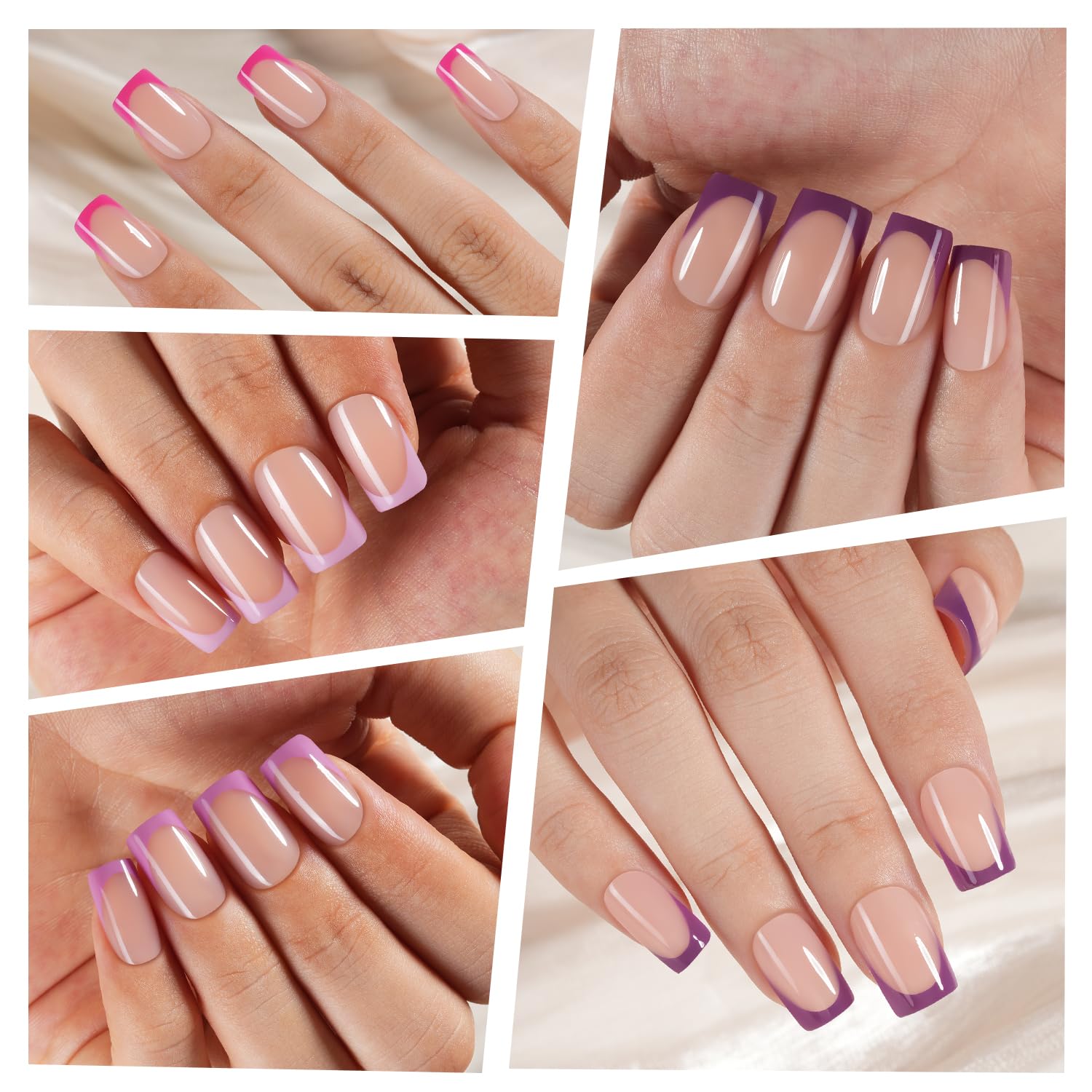 Misssix press-on nails held in hand demonstrating true-to-size fit