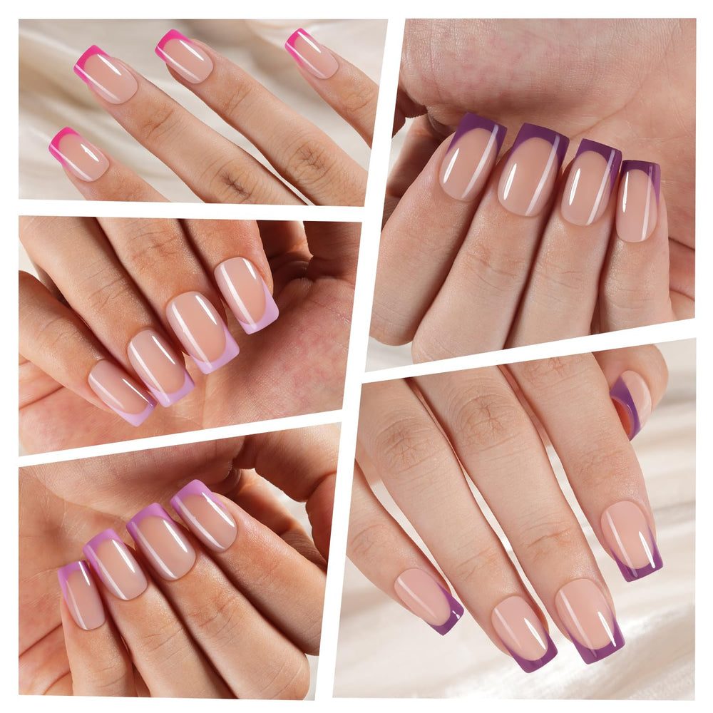 Misssix press-on nails held in hand demonstrating true-to-size fit