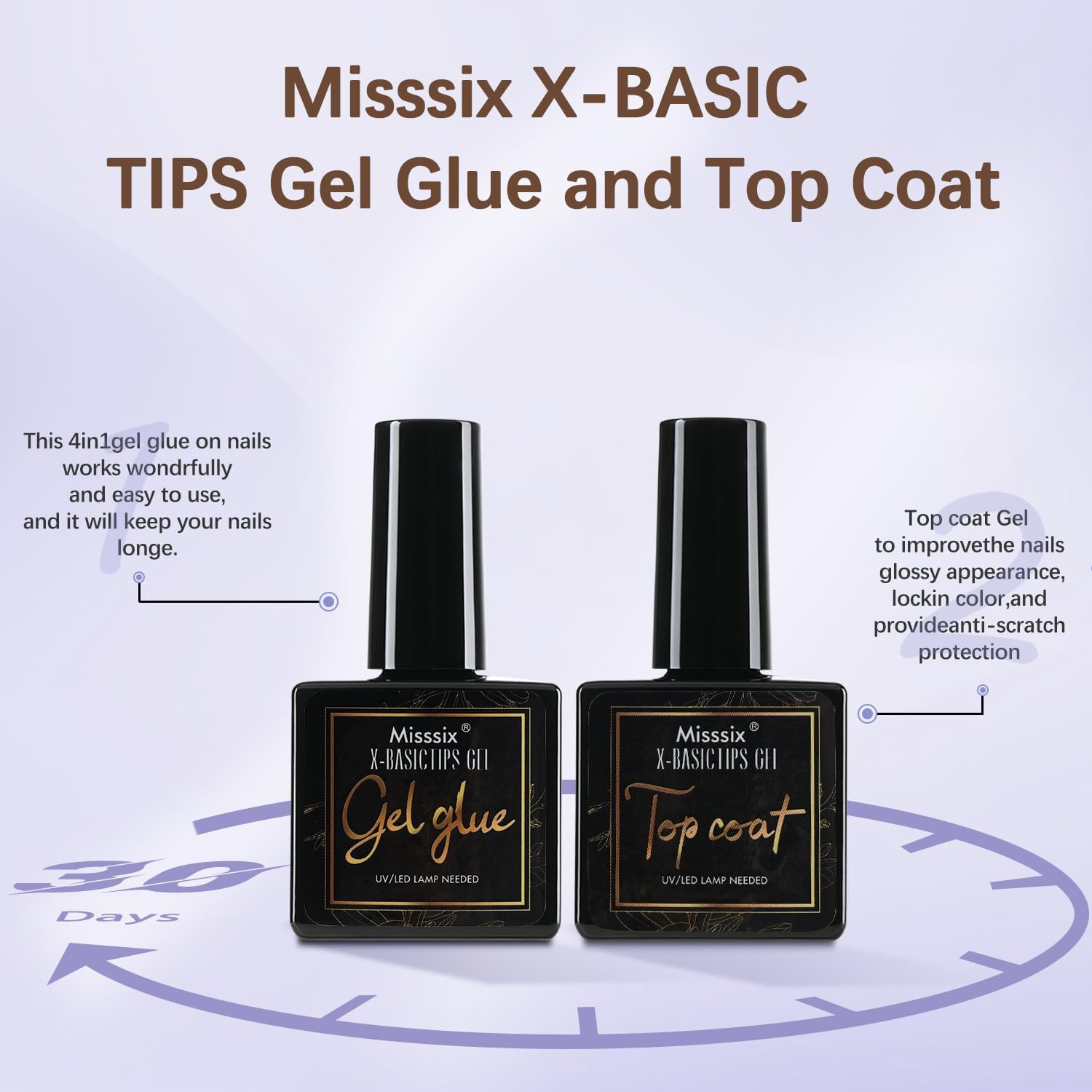 Misssix laid-out 16 sizes array for easy size selection