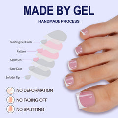 Misssix 15 sizes spread out to demonstrate easy size matching for each toe