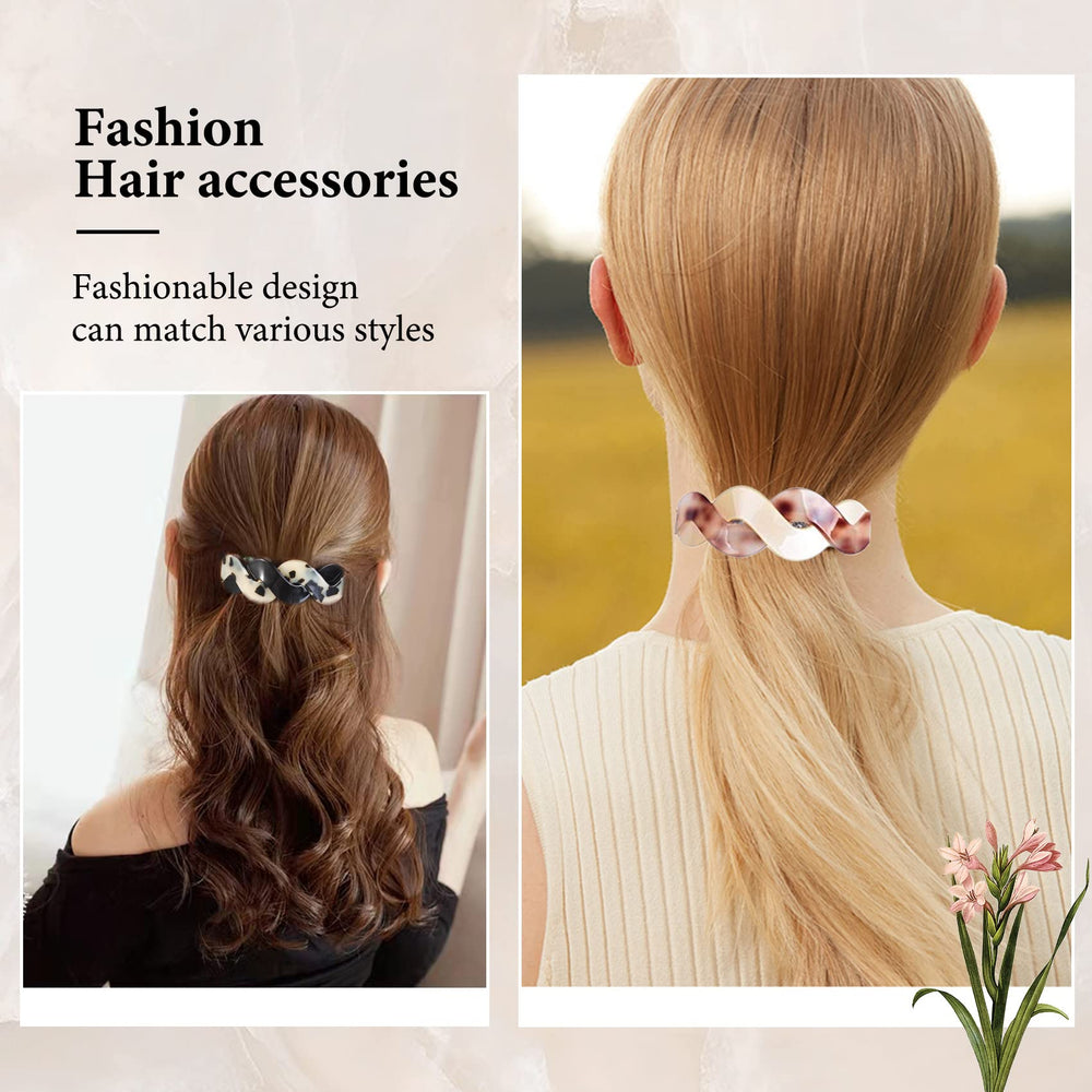 Mistofu worn in half-up hairstyle demonstrating polished look and firm grip