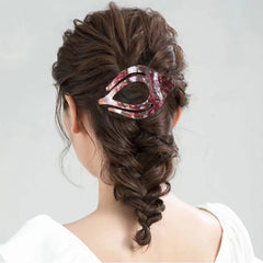 Mistofu in-use bun on long hair showing secure grip during daily activities