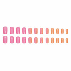 MISUD close-up of pink-orange ombré detail highlighting vibrant color