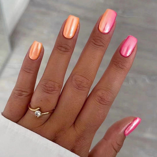MISUD front packaging showing 24-piece press-on set for fast manicures