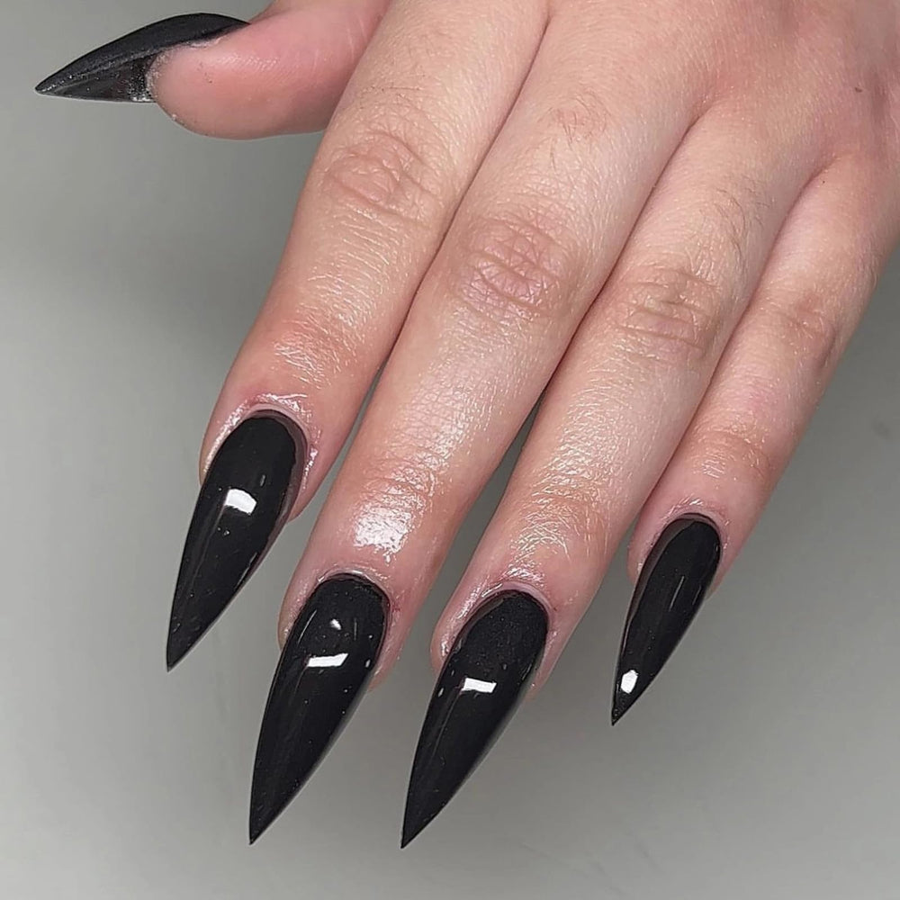MISUD glossy surface detail showing smooth black gel-look for high impact