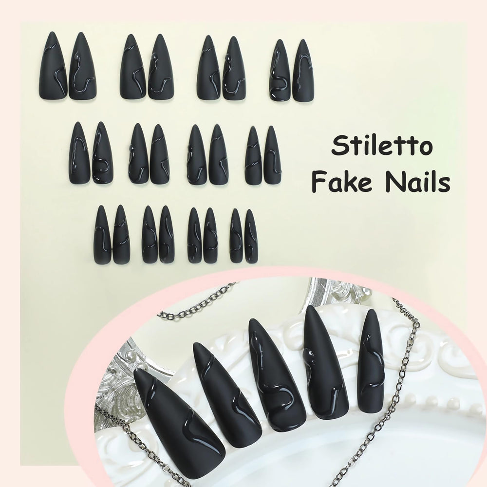 MISUD nails worn on hand in lifestyle pose demonstrating dramatic length and style boost