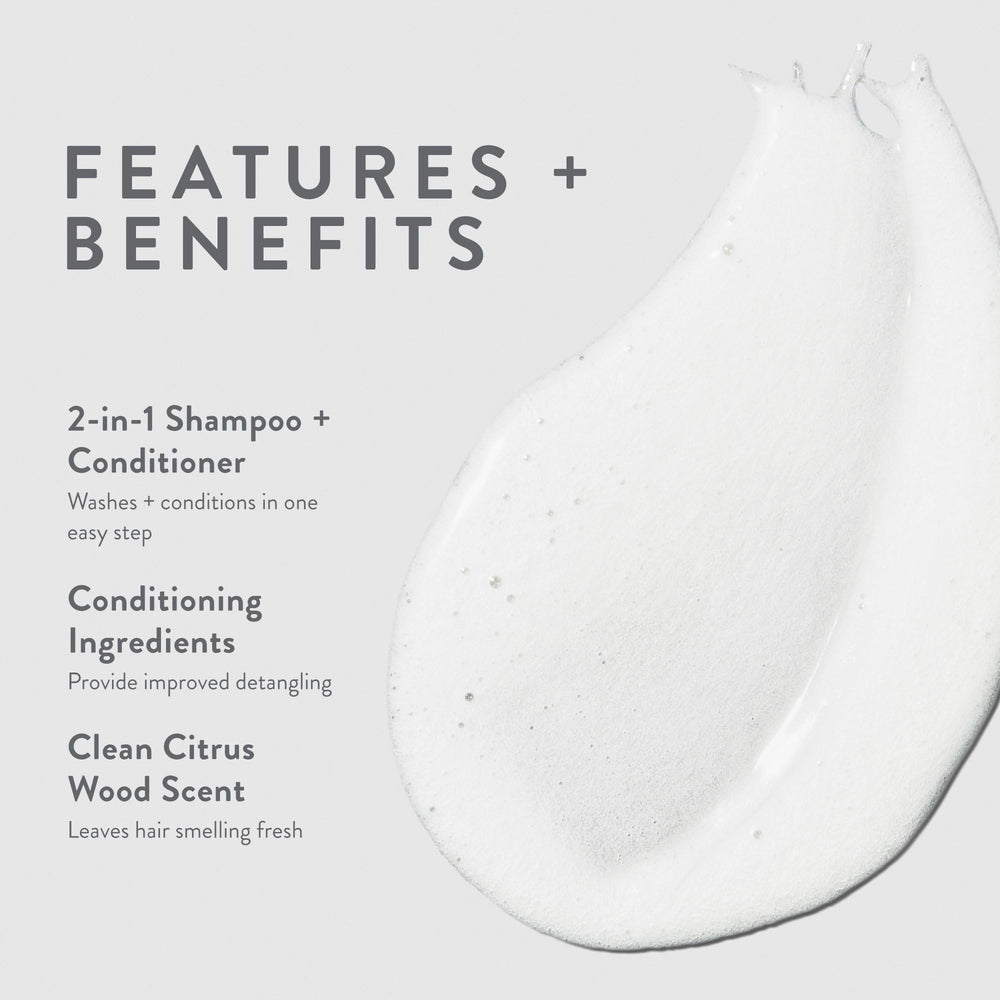MITCH product texture pouring from bottle illustrating creamy consistency and easy application
