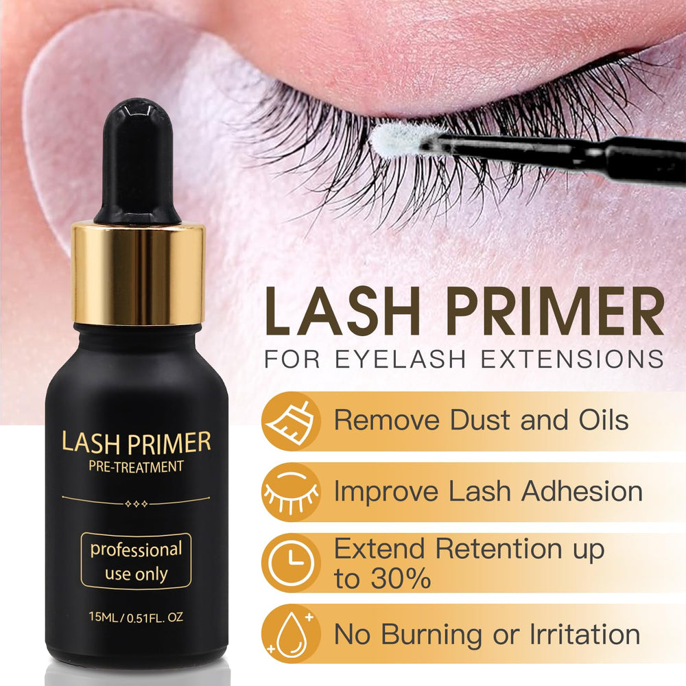 Miuffue bonder sealed glue line illustration protecting lashes and reducing fumes