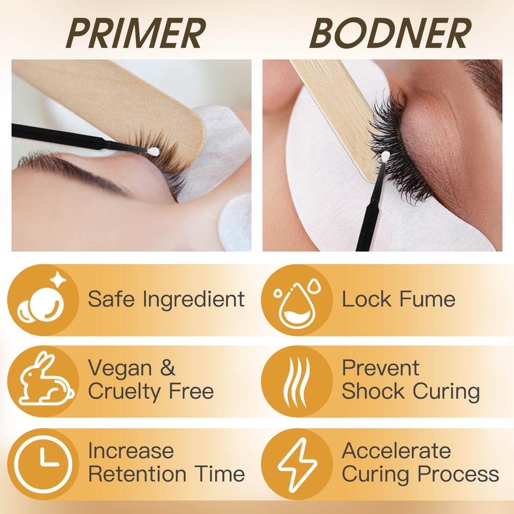 Miuffue in-salon technician applying kit improving retention and client comfort