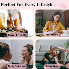 mivida wipe being used on face for gentle makeup removal