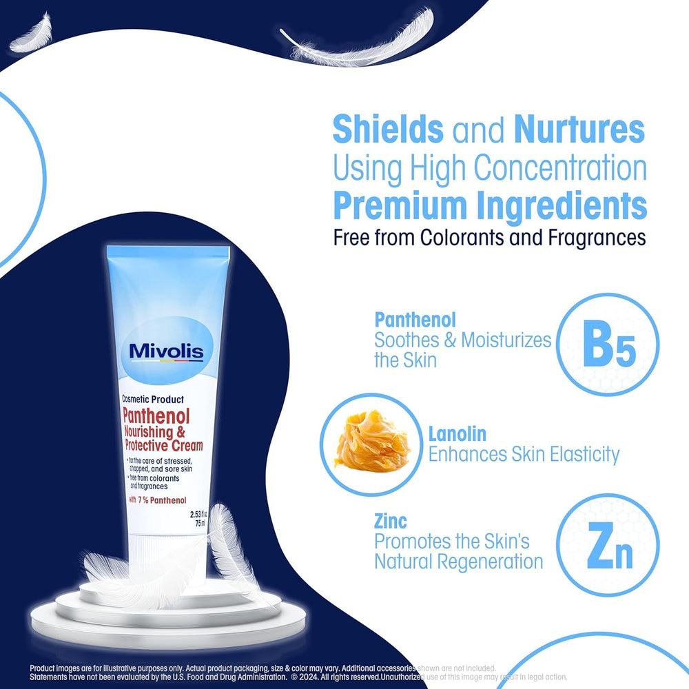 Mivolis used on heels treating cracks and restoring smooth skin quickly