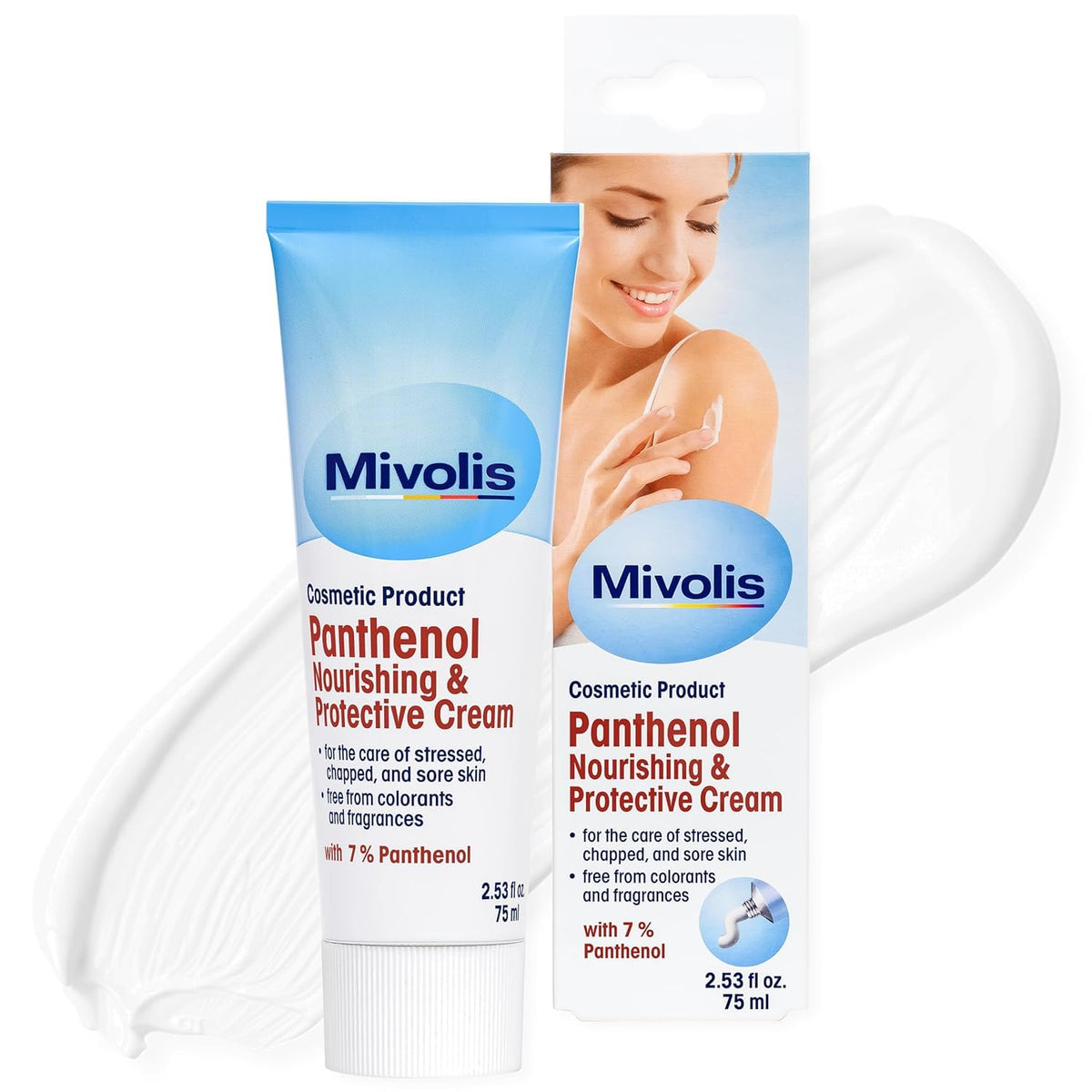 Mivolis front packaging showing product name and concentration for clear identification and trust