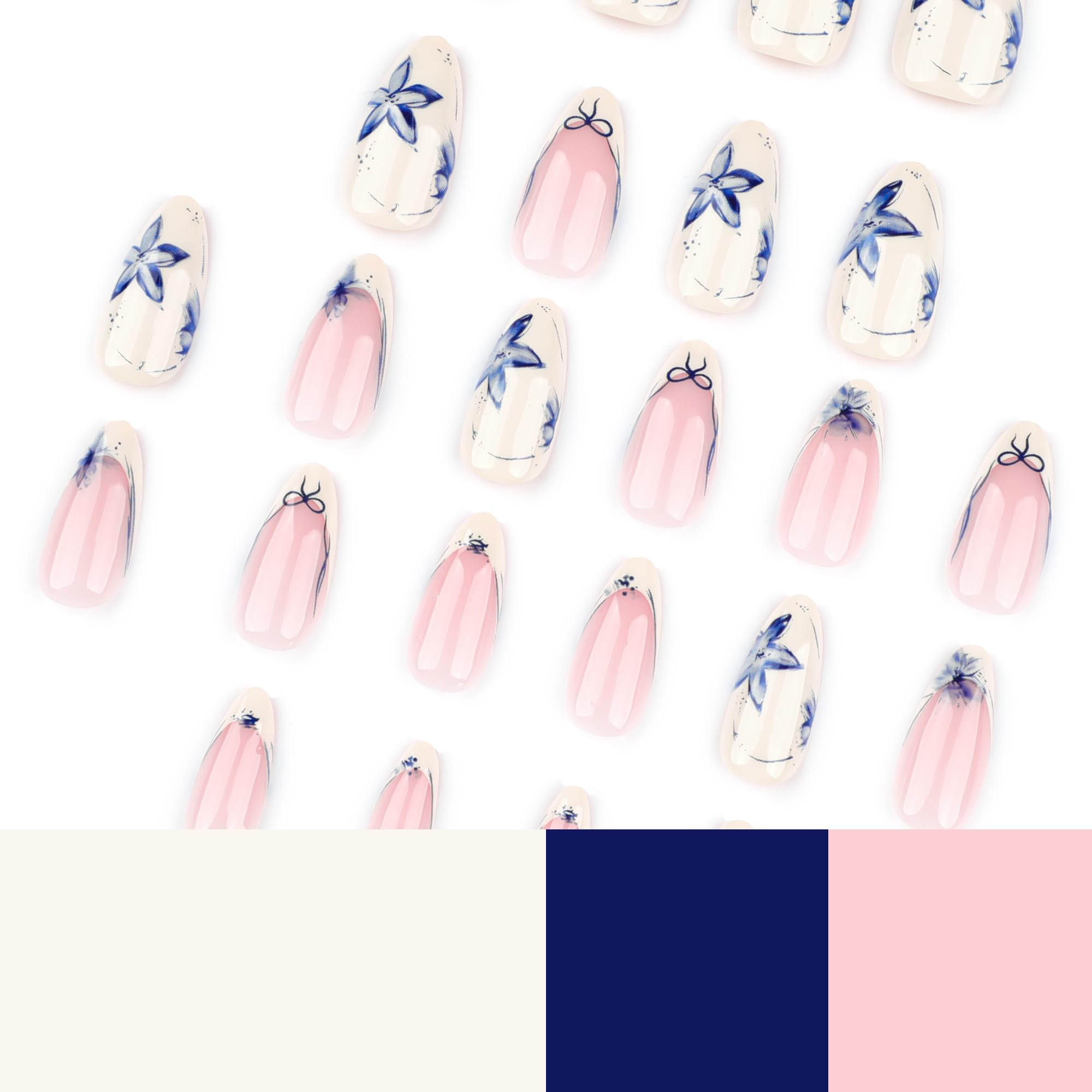 Mivota press-on nails on hand demonstrating easy application and natural fit