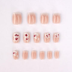 Mivota kit tools and nail glue laid out for easy at-home application