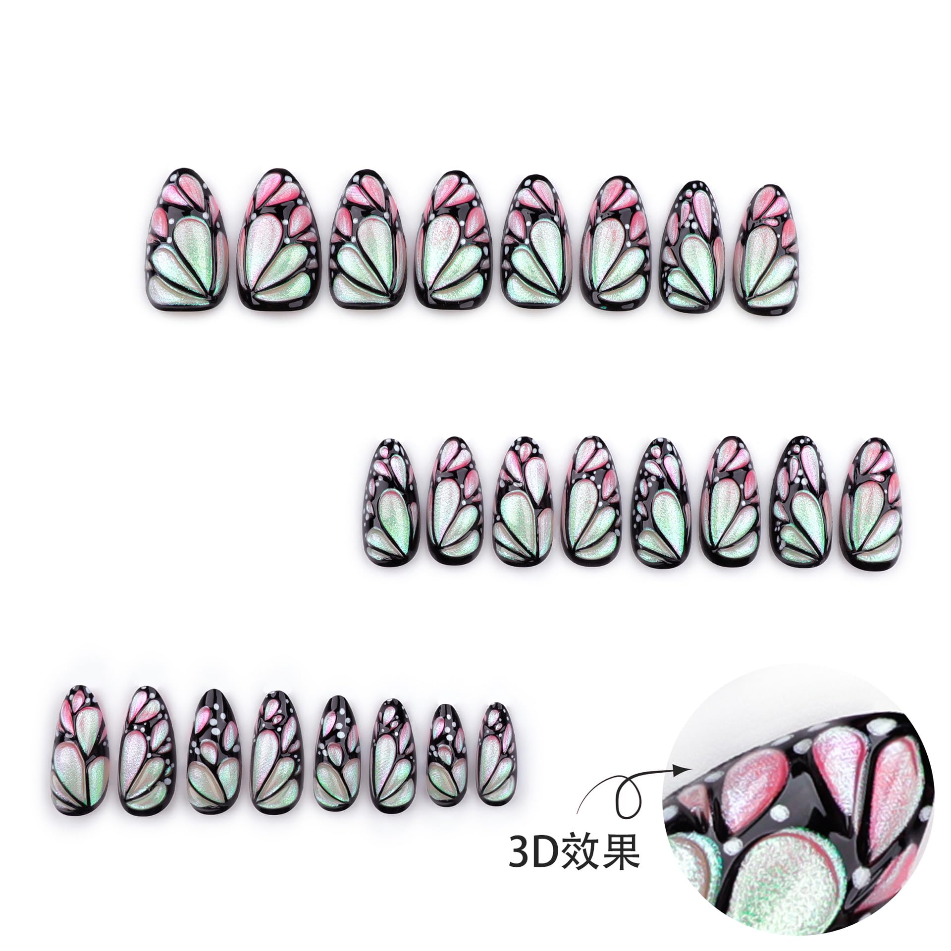Mivota glossy iridescent finish catching light, creates eye-catching shimmer