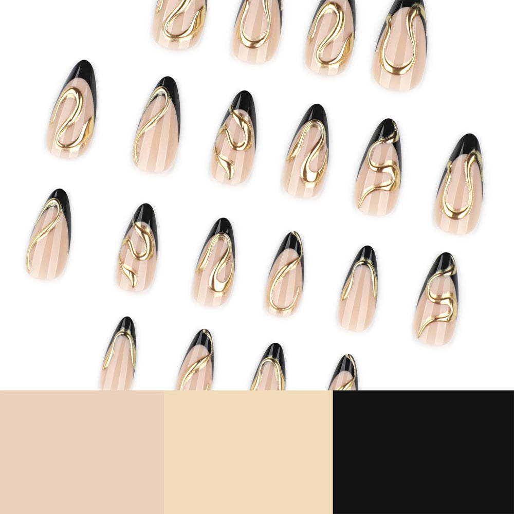 Mivota press-on application showing quick, salon-free manicure benefit