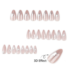 Mivota organized 24-nail layout illustrating size options for a custom fit