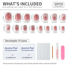 Mivota 24-piece size layout showing varied sizes for a precise fit benefit