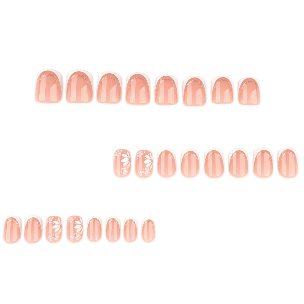 Mivota kit tools and glue layout for easy at-home salon-quality application