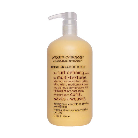 Mixed Chicks front bottle 33 oz showing label and size benefits