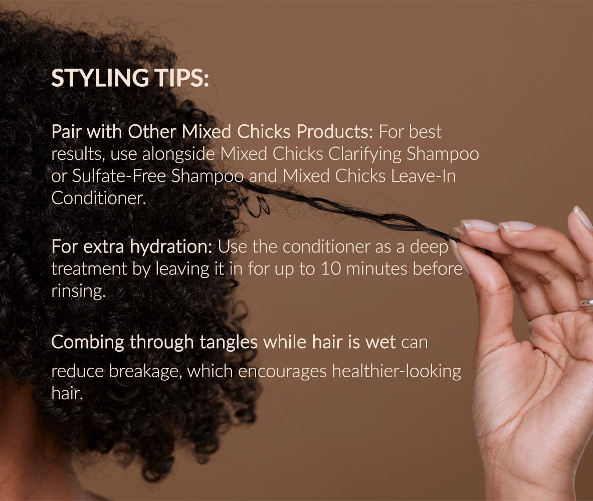 Mixed Chicks label and directions close-up helping customers follow application tips