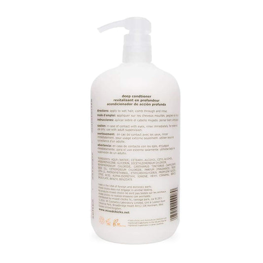 Mixed Chicks texture closeup demonstrating rich creamy formula for deep hydration