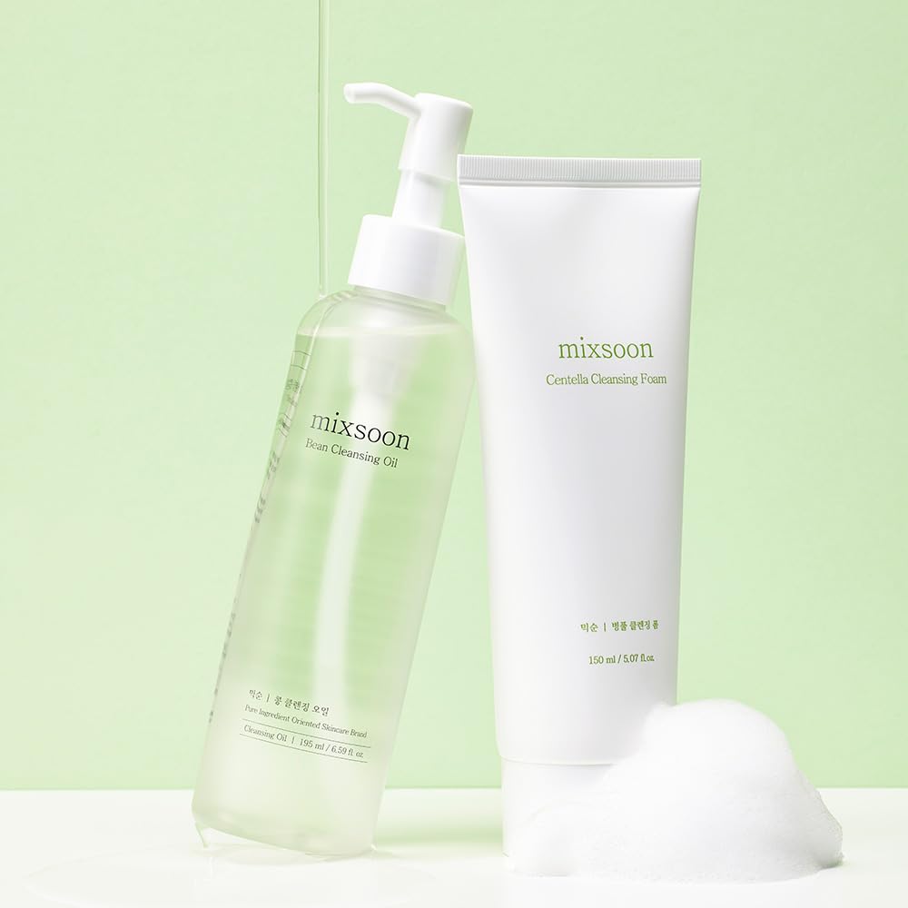 mixsoon bean cleansing oil emulsifying in hand removes makeup easily