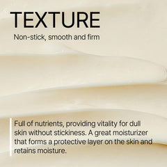 mixsoon cream jar open to reveal texture that locks in moisture