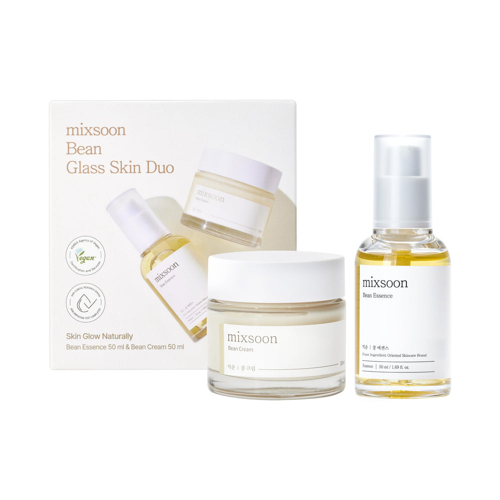 mixsoon front packaging showing duo set and clear benefits