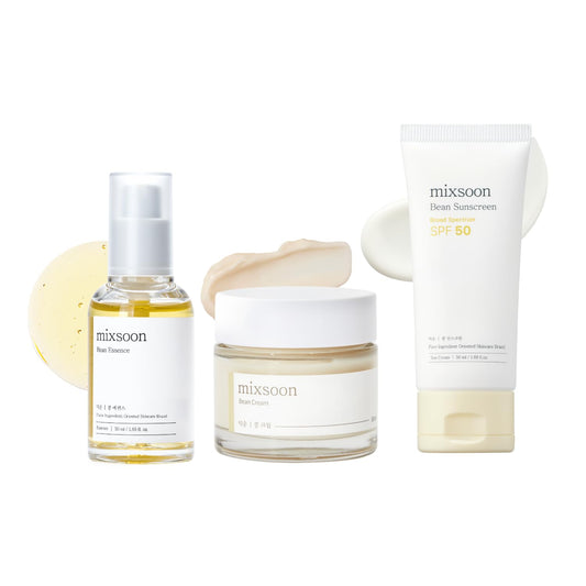 mixsoon Bean Essence front bottle showing hydrating formula benefit