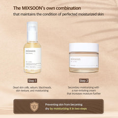 mixsoon duo styled on vanity to suggest daily skincare routine
