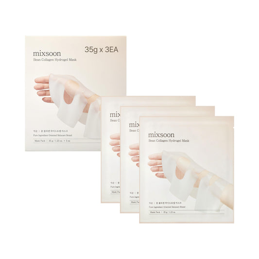 mixsoon front packaging showing three mask boxes and product benefit