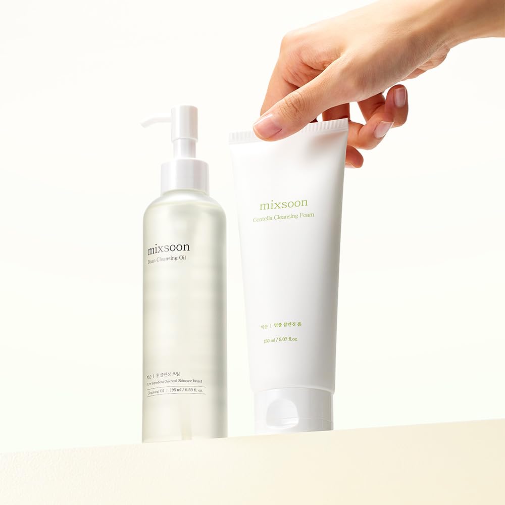 mixsoon set staged in bathroom lifestyle simplifies daily skincare routine
