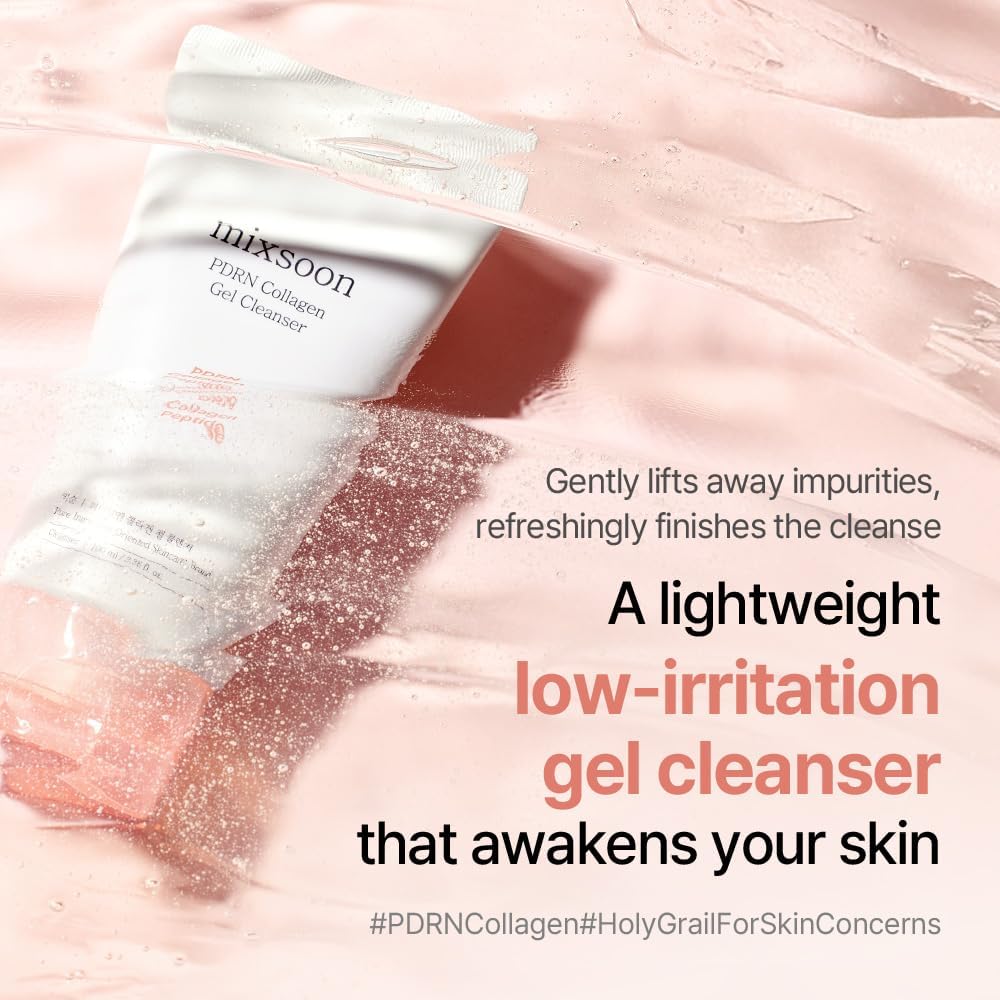 mixsoon gel texture close-up highlighting lightweight hydrating feel
