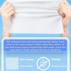 MIXUISEE towel beside a ruler showing actual size and scale