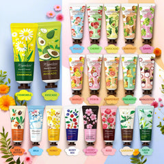 MIYUELENI tube next to hand illustrating travel-size convenience benefit