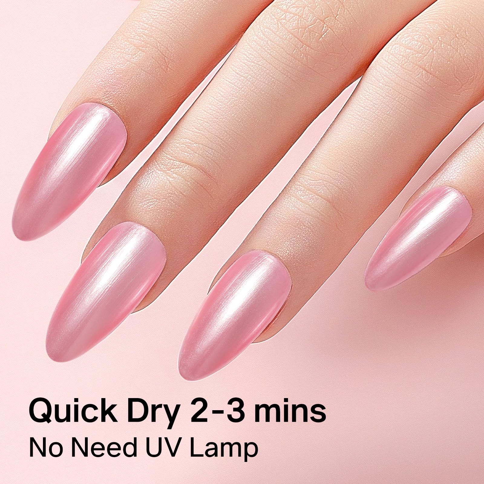 MIZHSE painting nails in process showing quick-dry convenience benefit