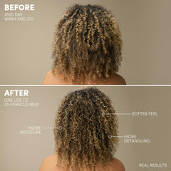 Mizani with coconut image highlighting coconut oil ingredient for added moisture