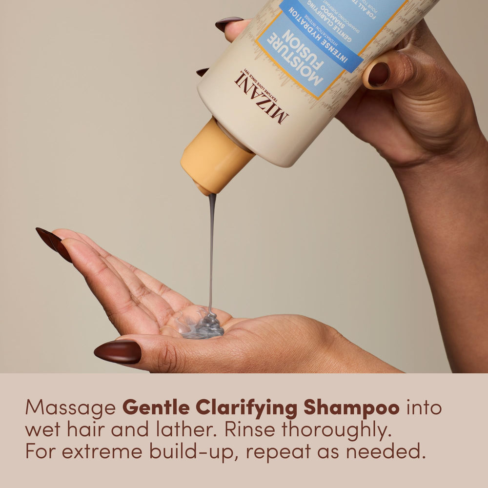 Mizani bottle in hand for scale and travel-friendly convenience