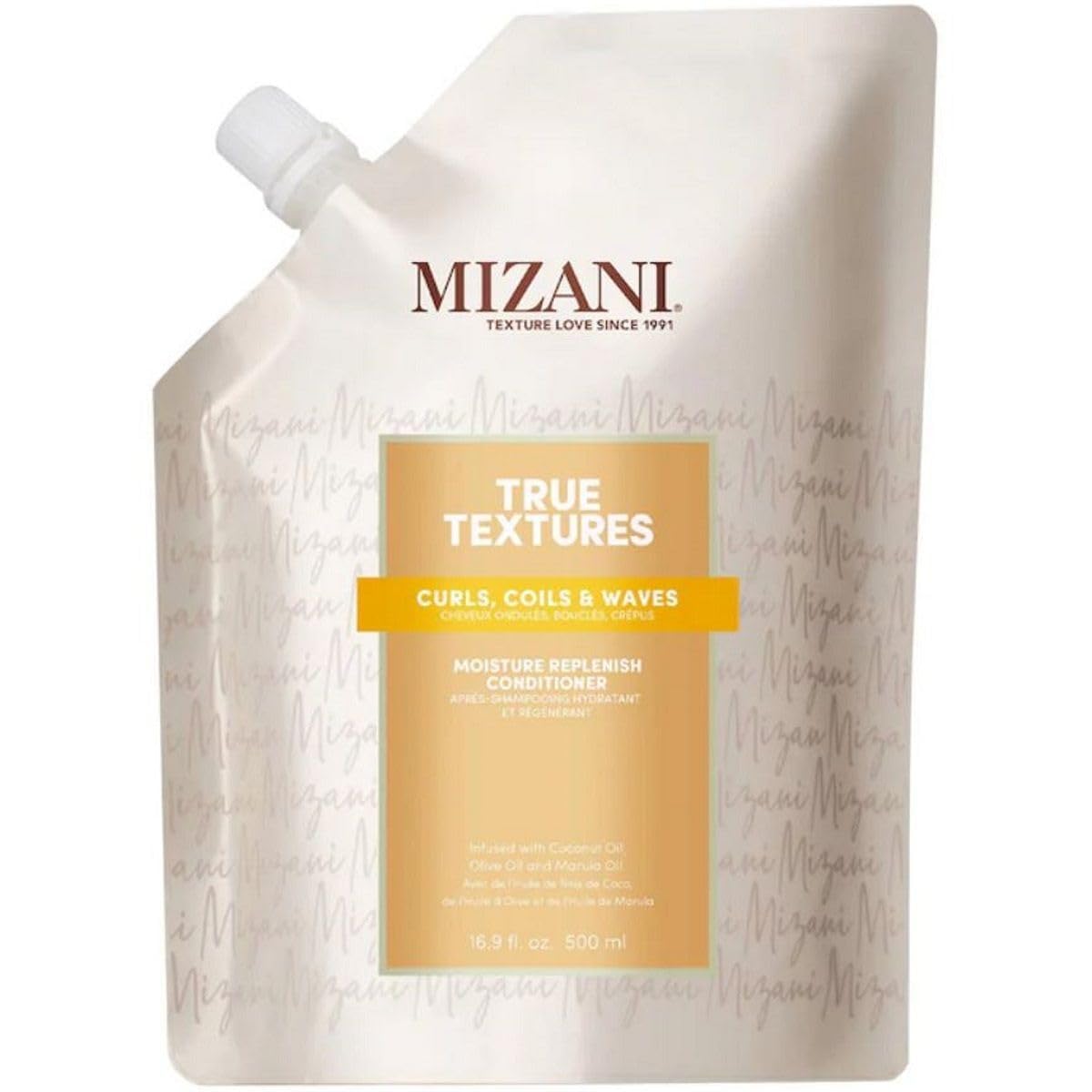 Mizani front bottle showing product design and brand clarity for easy recognition