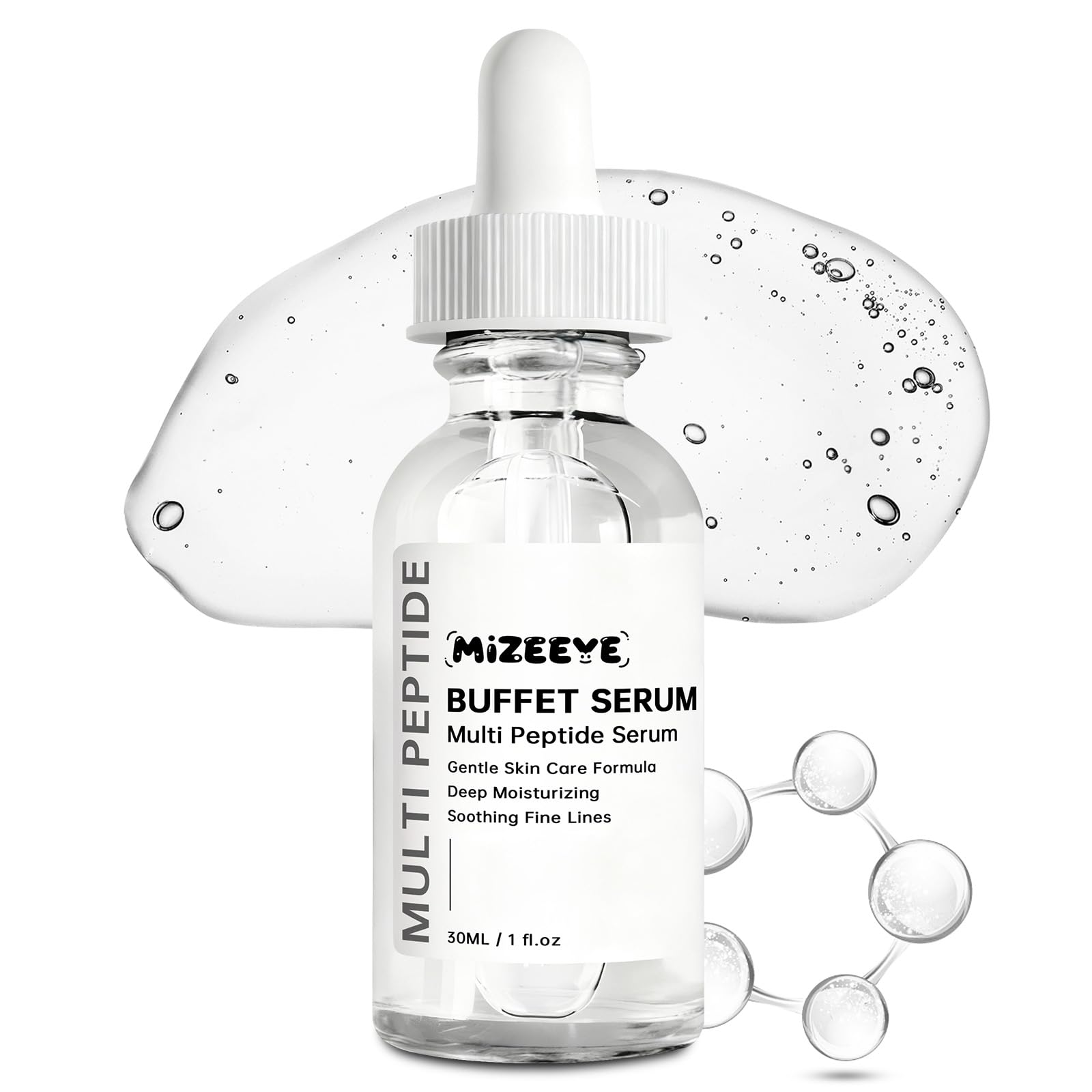 MIZEEYE front packaging bottle showing clean design and product benefit