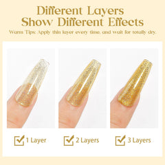 MIZHSE polish application on nails demonstrating quick dry convenience