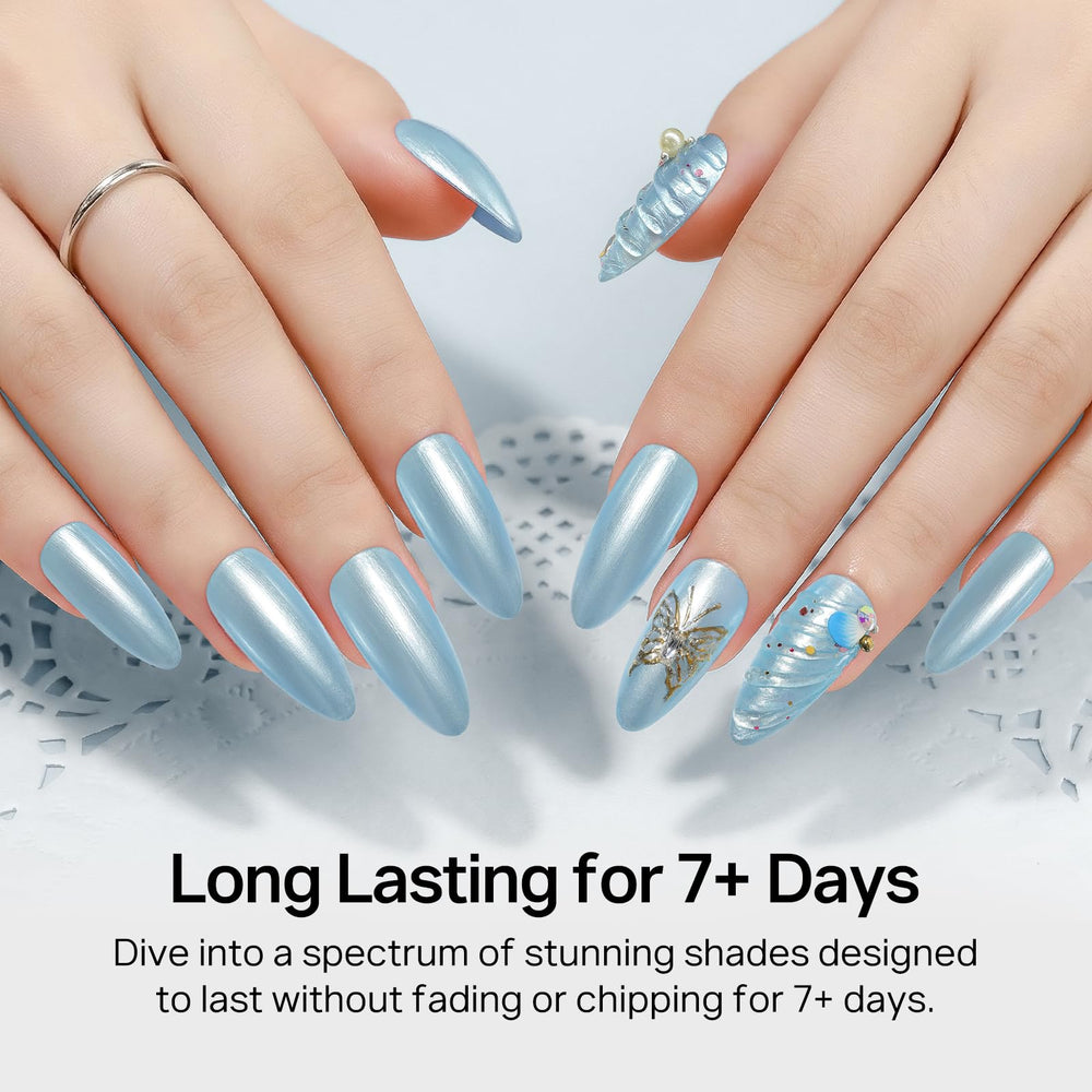 MIZHSE brush applying polish to nail for fast-dry convenience