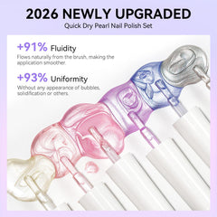 MIZHSE bottles lined up displaying color range and portable bottles
