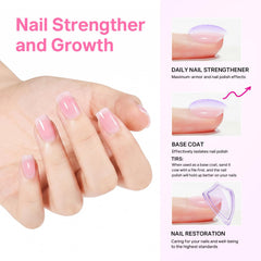 MIZHSE brush applying treatment on a nail for quick-dry protection benefit