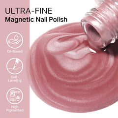MIZHSE brush and polish texture close-up for smooth application